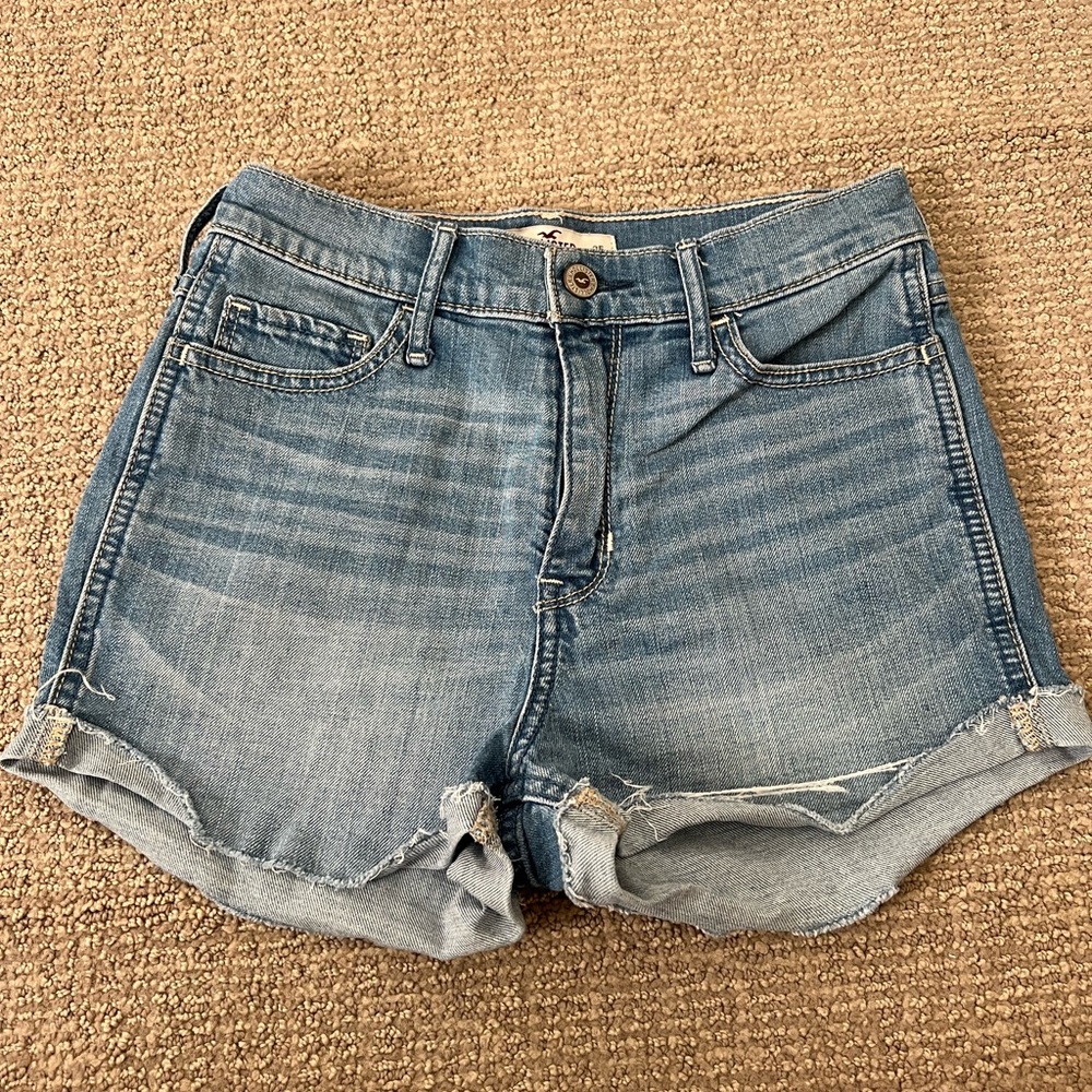 High rise hollister short shorts